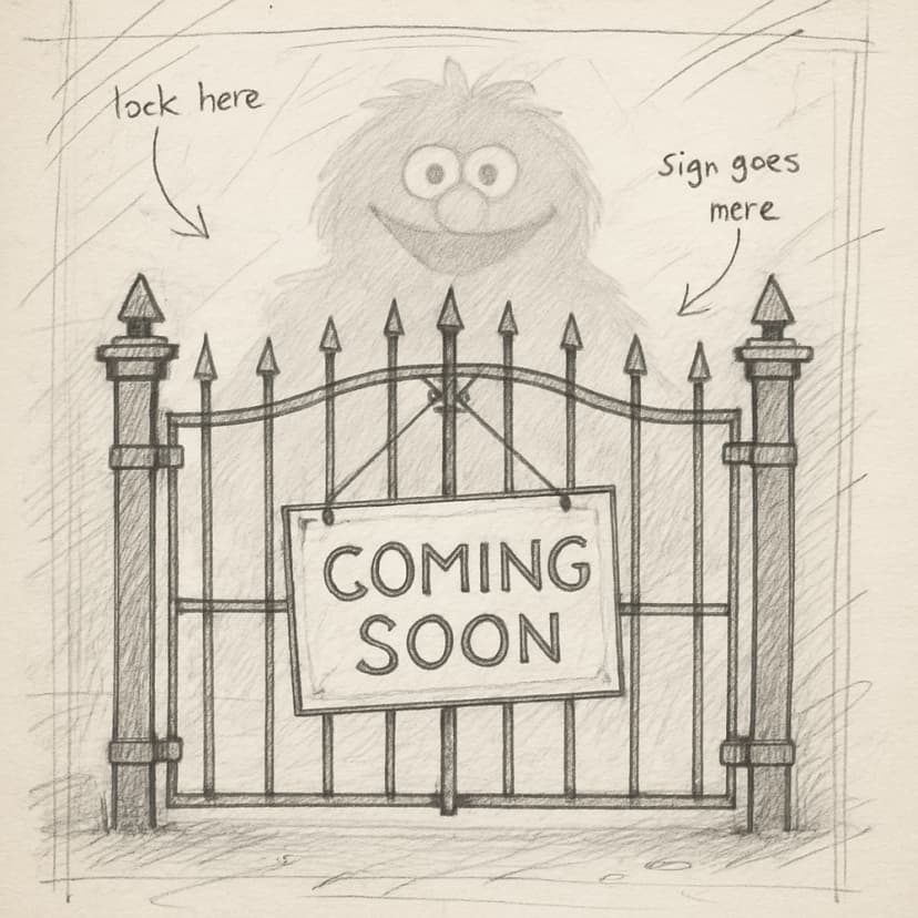 Coming Soon Gate